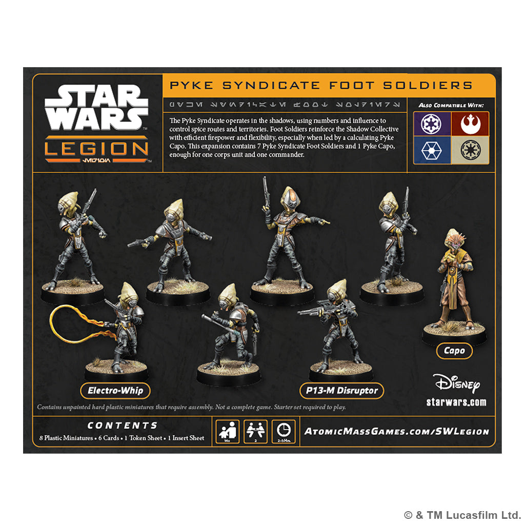 Star Wars: Legion – Pyke Syndicate Foot Soliders