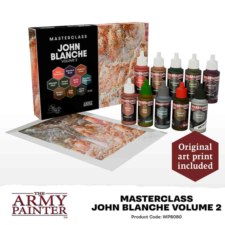 THE ARMY PAINTER: MASTERCLASS SERIES: JOHN BLANCHE VOLUME 2 PAINT SET