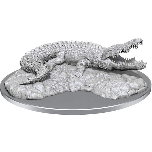 WIZKIDS DEEP CUTS UNPAINTED MINIATURES: W21 GIANT CROCODILE