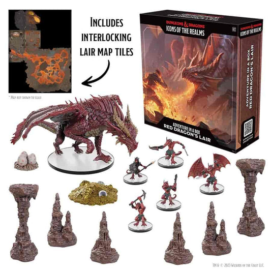 Dungeons & Dragons: Icons of the Realms Adventure in a Box - Red Dragon's Lair