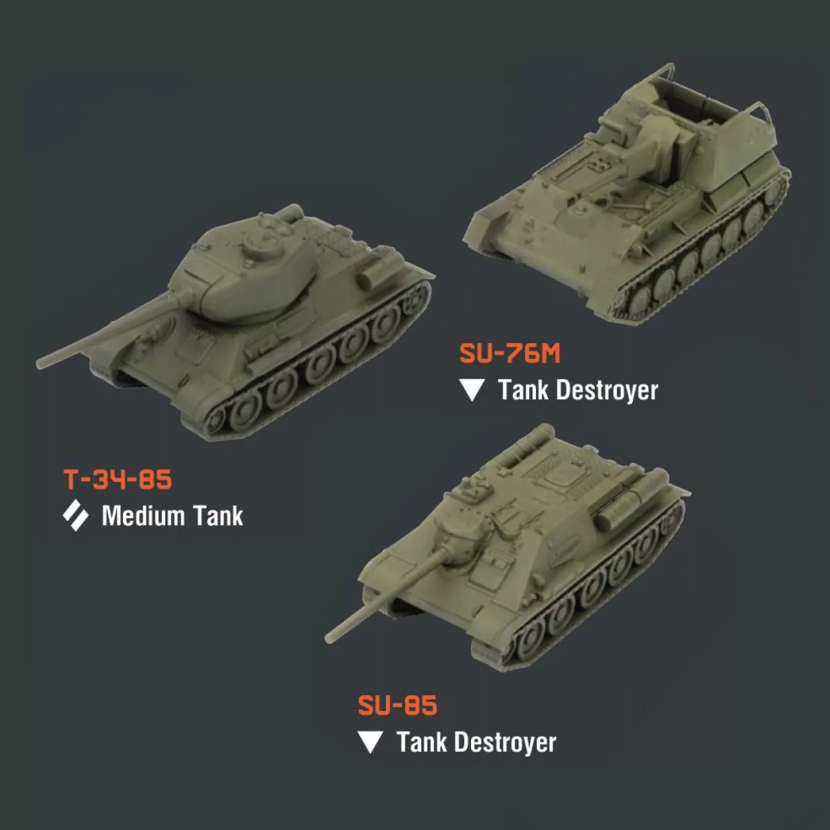 World of Tanks: Miniatures Game - Soviet Tank Platoon 3